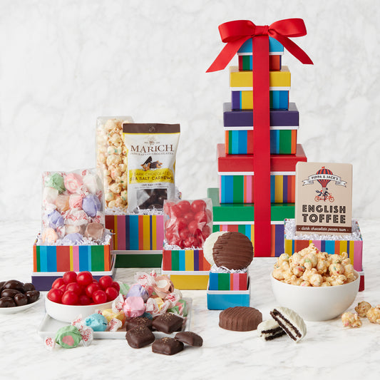 Birthday Treats Gift Tower