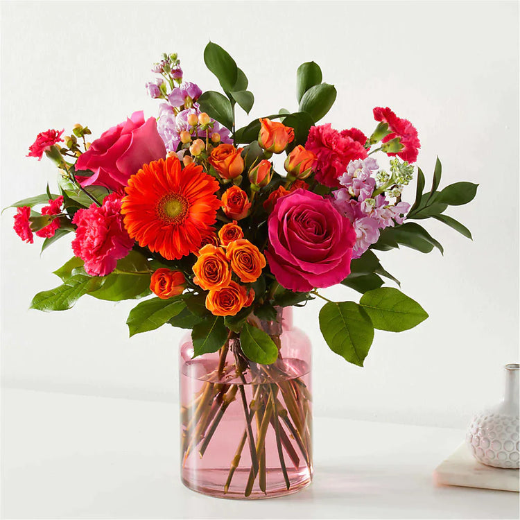 Fiesta Bouquet - Blush Vase